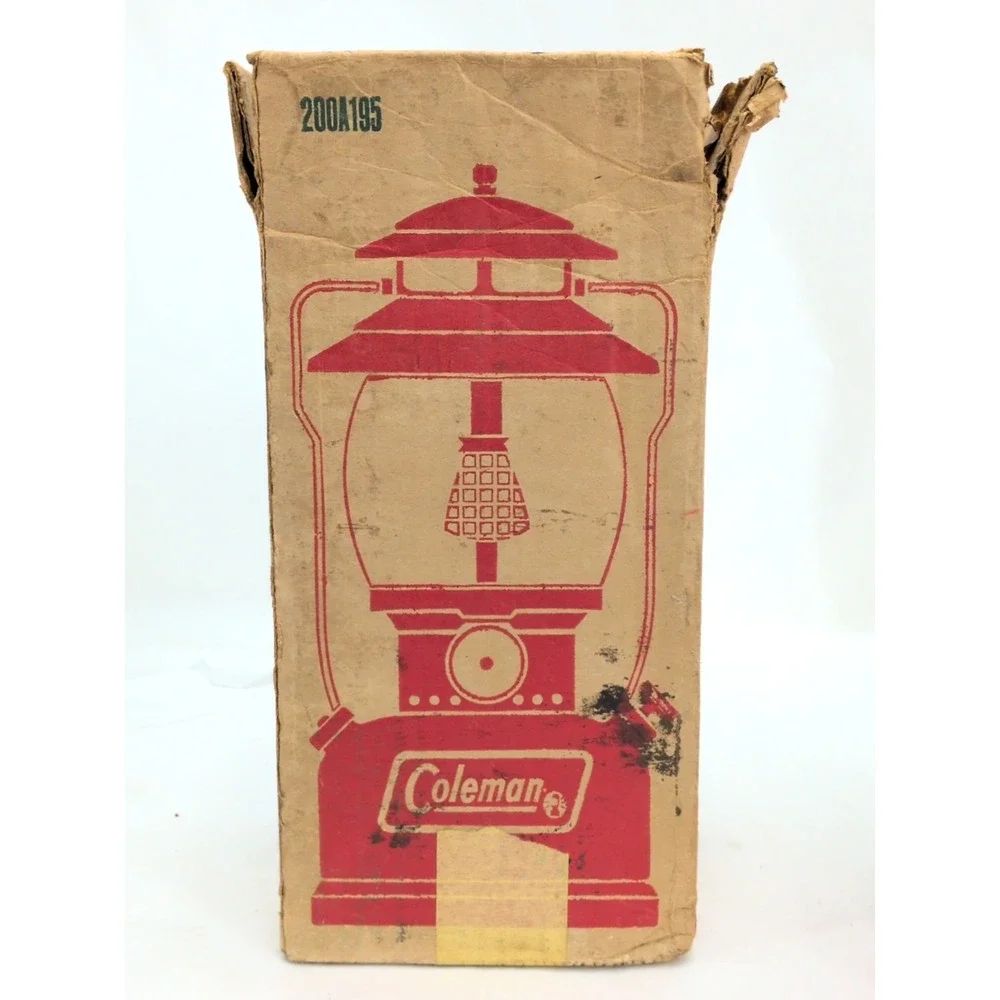 Vintage 1970 Coleman 200A Red Lantern 5 / 70 With Original Box